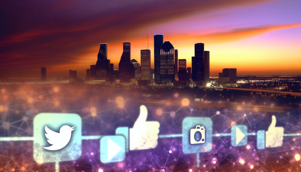 social media impacts houston